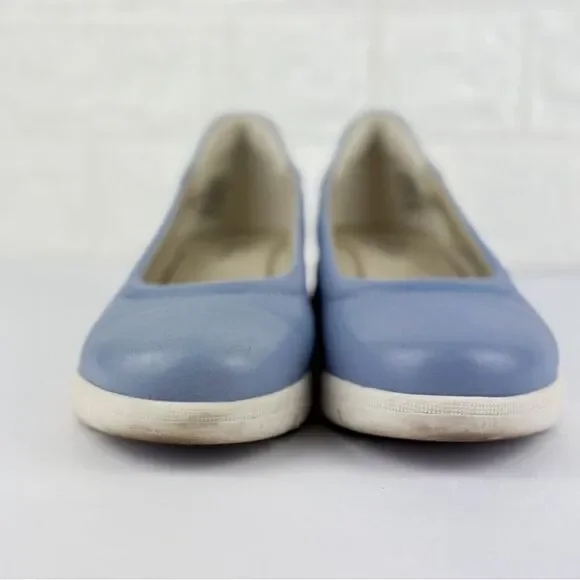 Blue Platform Ballet Flats - Picture 10 of 15